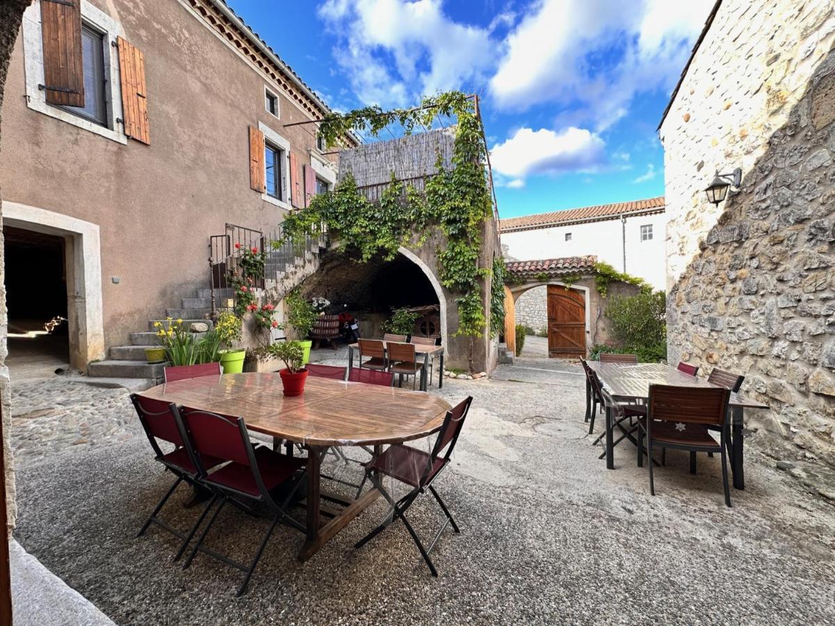 Chambres D'Hotes Les Clapas Chauzon Dış mekan fotoğraf